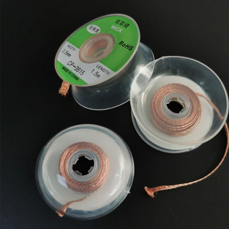1.5mm-3.5mm 1.5M Desoldering Wires Braid Solder Remover Wick Flux BGA Repair Tool