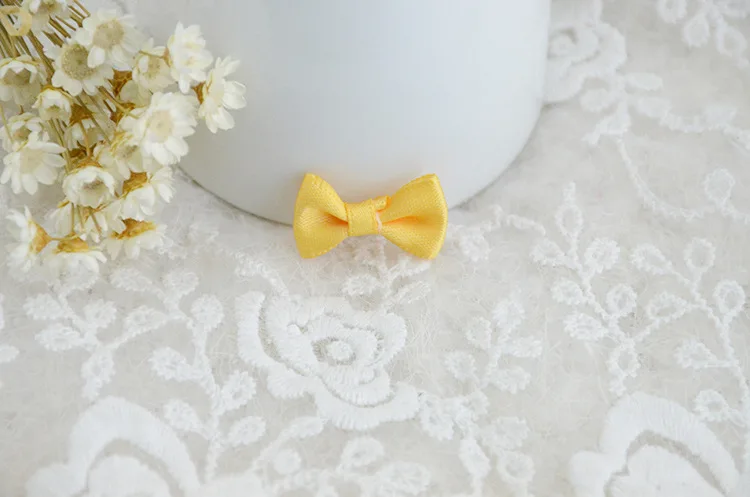 50 шт. DIY кольцо-повязка для волос заколки для волос для детей бант чистый цвет бутик украшения аксессуары для волос повязка на голову