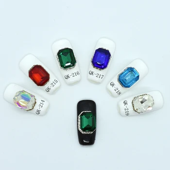 

10Pcs/Lot nail art decorations AB Rhinestones Alloy glitter jewelry accessoires Glitter Wholesale Stones DIY Manicure Hi-Q