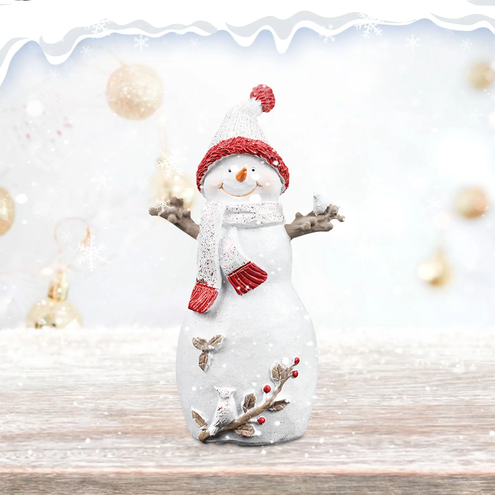 Christmas Snowman 2022 Christmas Snowman Ornaments Resin Crafts Snowman Doll Figurines Desk Statue  New Year 2022 Christmas Decorations For Home|Party Diy Decorations| -  Aliexpress