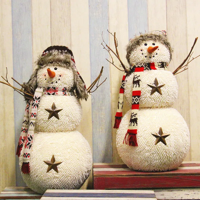 OHEART, милый снеговик, кукла, украшение, Рождественский стол, декор для детского сада, рождественский подарок, украшение для дома, год