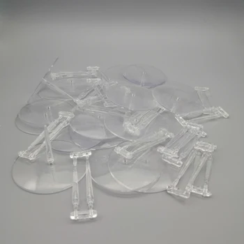 Lot Of 20PCS 60mm Round Transparent Flight Stand For Miniature Wargames Table Games