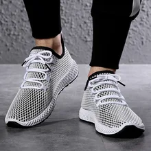 Сетчатая Мужская Вулканизированная обувь; мужская обувь на шнуровке; легкие удобные дышащие Прогулочные кроссовки; tenis feminino Zapatos; кроссовки