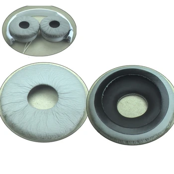 

2Pcs High Quality Earpads Replacement For Sony MDR-ZX110 ZX300 V150 V250 V300 Headphone Gray One Size Soft Leather Ear Pads Ew#