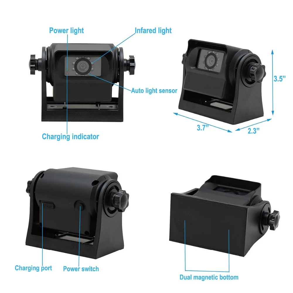 WiFi Magnetic Hitch Wireless Backup Camera 5