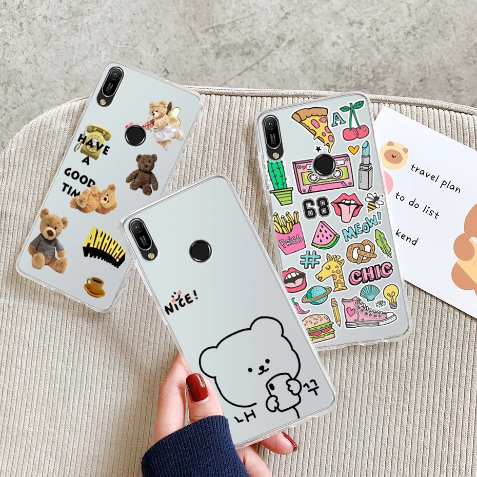 Coque Anti-choc Transparente Pour Huawei Y6 2019 - Protection Rigide TPU - Neuf
