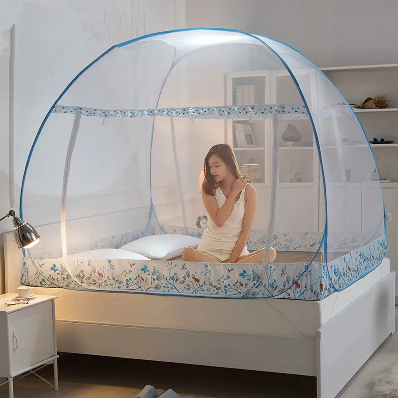 

Portable Summer Mosquito Net Adults Canopy Net Students Insect Mosquito Bed Tent Single Double Bed Moustiquaire Girls Room Decor