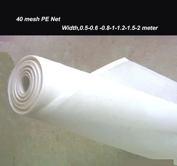 

Width 1 1.2 1.5 2 meter thinner 40 mesh pe plastic net nylon net window filter cage insect-proof screen fly net fruit cover ant