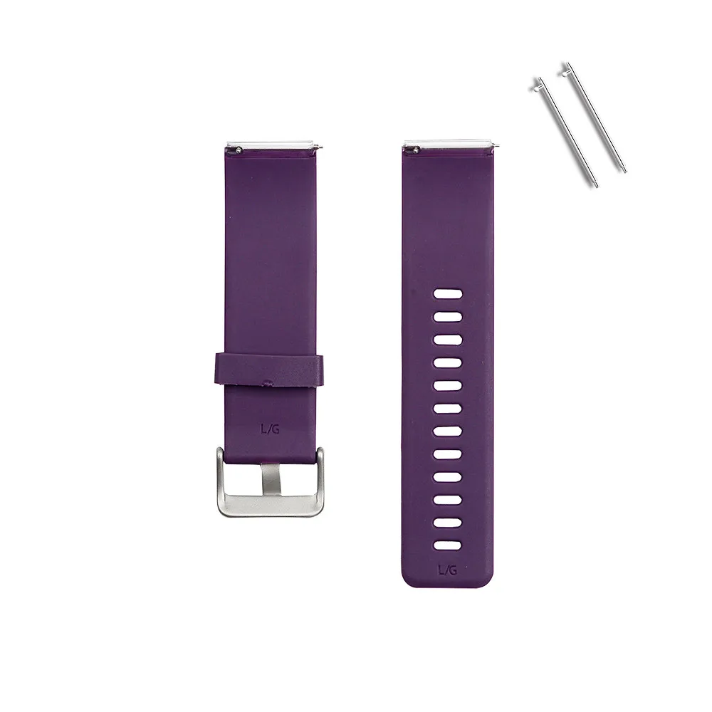 SHELKEE Сменные умные наручные часы ремешок Blaze fitbit blaze Силиконовый Модный спортивный ремешок - Цвет: purple