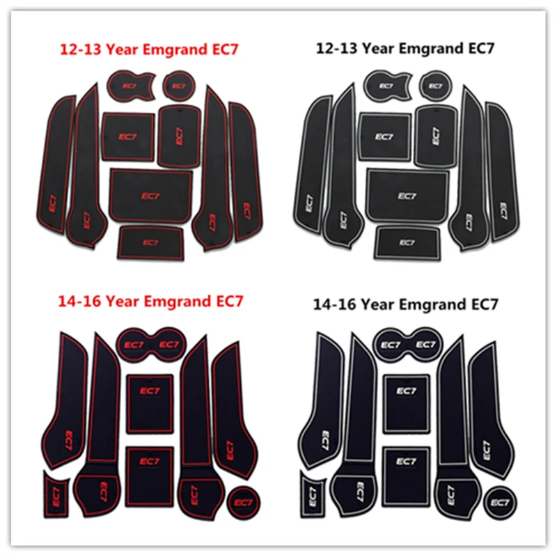 Car Door Gate Slot Non-slip Matcup Holde For 2014- Year Geely Emgrand 7 Ec7