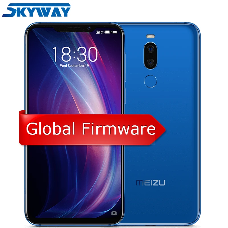 Всемирная прошивка, Meizu X8, 4 ГБ, 64 ГБ, мобильный телефон, Snapdragon 710, четыре ядра, 6,2 дюймов, FHD 1080 P, двойная задняя камера, отпечаток пальца