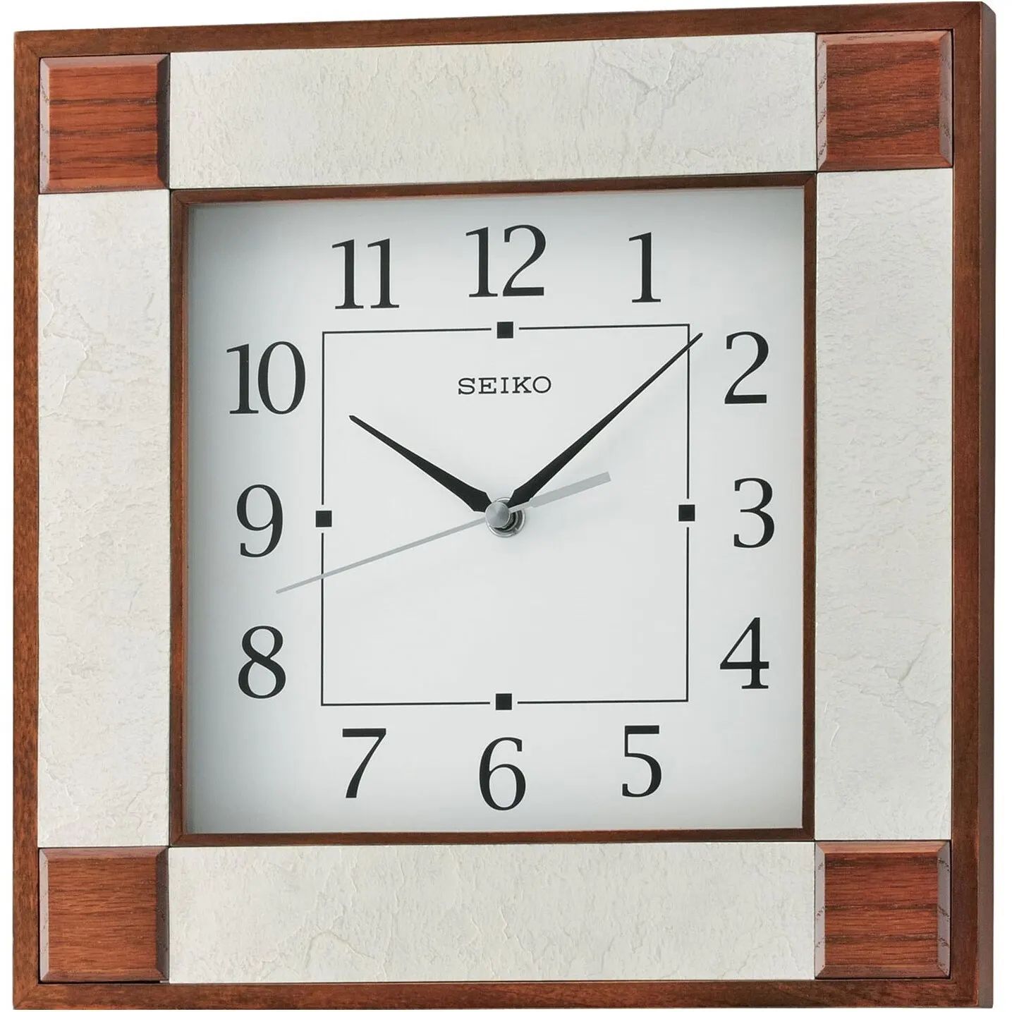 Seiko Qxa593b Wall Quartz Watch In Wood Case - Wall Clocks - AliExpress