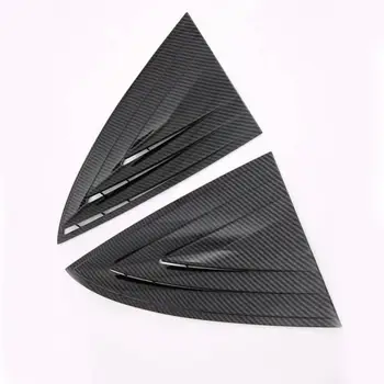 

Car Modified Special Rear Window Decoration Carbon Fiber Rear Tail Spoiler Side Triangle Wing Window Auto For Tesla Model 3