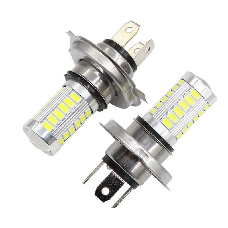H4 H7 LED Headlight 33SMD 5630 12V White Car Fog Light Driving Lamp Bulb Luminous Flux 800 LM Color Temperature 6000~6500k 1PC led car lights led lights led bulbs led headlights led car headlights car headlamps hid headlight bulbs