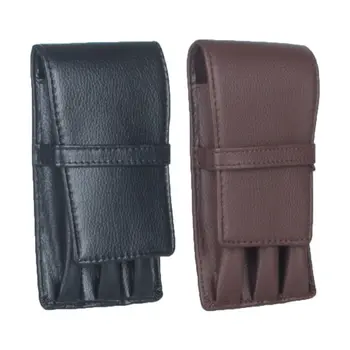 

Retro Fountain Pens Case Pencils Bag 3 Slots Writing Holder Supplies Accessories