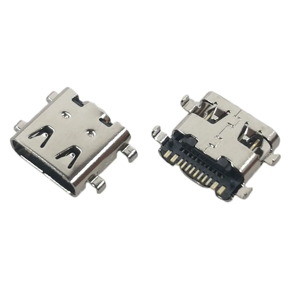 

2-20PCS USB 3.1 Type C 16pin female Connector Dock Jack For Mobile Phone Charging Port Type-C Charging Socket 4 feet plug