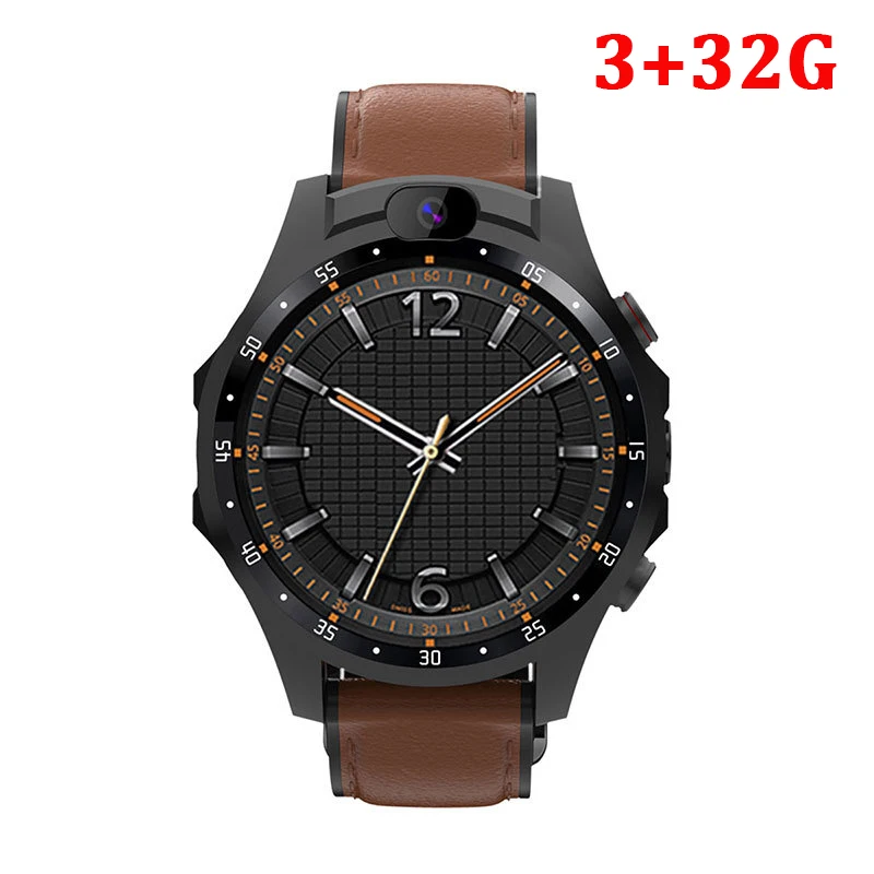 4G Internet access Smart Watch With video 3+32G GPS Heart rate Monitor ECG Blood Pressure IP68 Wrisatband SmartWatch - Цвет: D