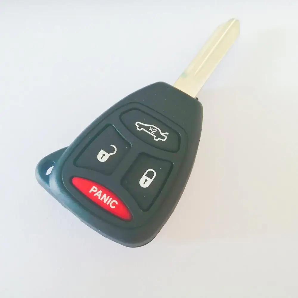Чехол для автомобильного ключа Dodge Jeep Commander Grand Cherokee Chrysler Aspen 300 с логотипом и 4