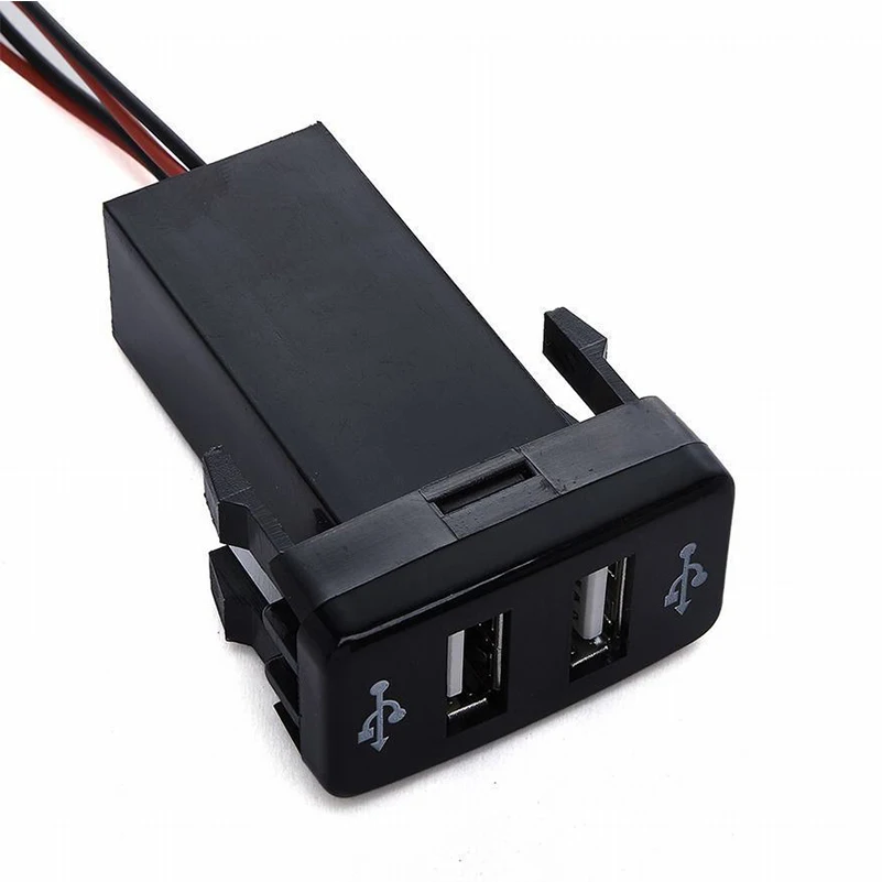 1 шт. VIGO FORTUNER USB 2 порт зарядного устройства для TOYOTA TRUCK SUV TRD SR5 на заказ