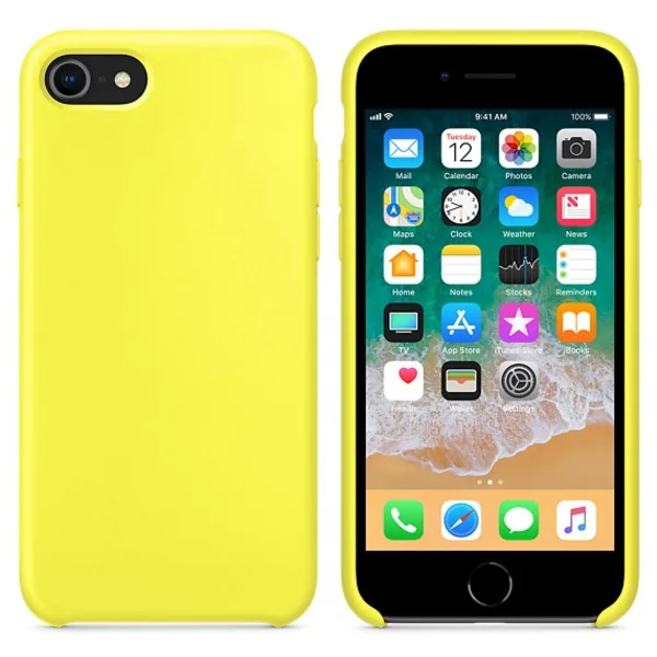 Роскошный официальный силиконовый Жидкий чехол для телефона IPhone 11 Pro X XS MAX XR 10 6 S 6 S 7 8 Plus чехлы задняя крышка с логотипом Capa - Цвет: lemonade