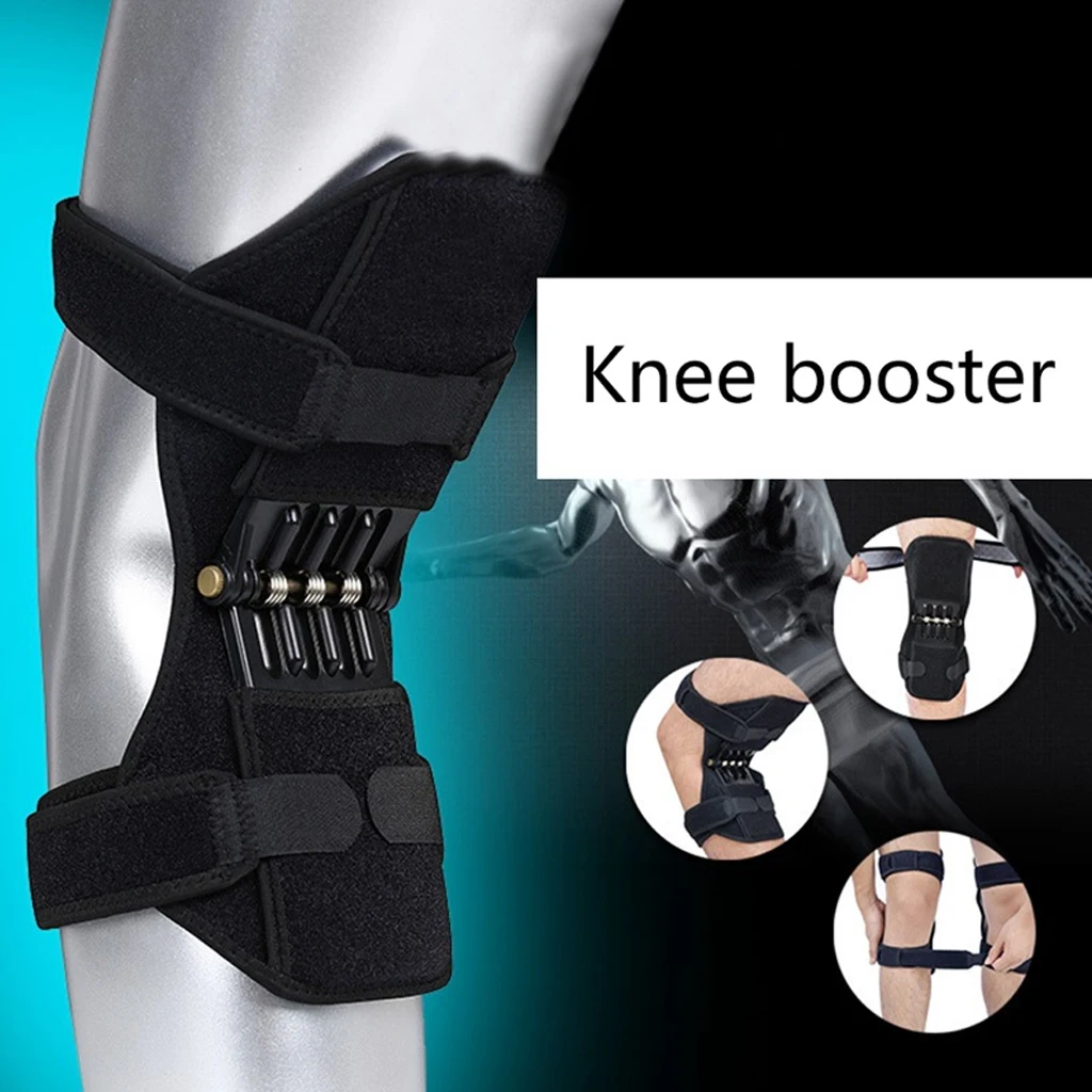 

Joint Support Knee Pads Knee Patella Strap Non-slip Knee Stabilizer Pads Lift Spring Force Knee Booster Tendon Brace For Elder