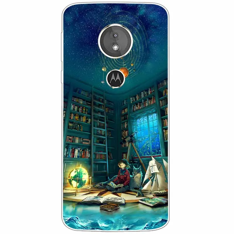 Animal Design TPU Soft Silicone Clear Case for Motorola Moto G6 Series