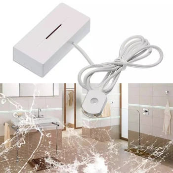 

433MHz Wireless Water Leakage Sensor Water Leak Intrusion Detector Alert Water Level Overflow Alarm