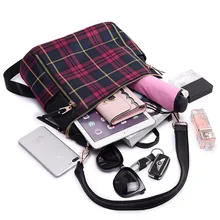 Новинка зимы Стиль Англия-Стиль контрастный цвет клетчатый женский рюкзак в студенческом стиле школьная сумка