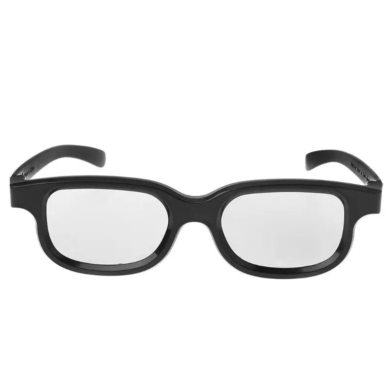 Круговые поляризованные Пассивные 3D стерео очки черные для tv Real D IMAX кинотеатры|3D
