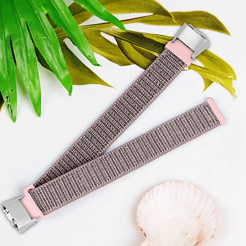 pink sand Сменный ремешок OULUCCI, ремешок на запястье, нейлоновый ремешок для samsung galaxy fit SM R370, умный Браслет, ремешок для часов, Аксессуары для samsung galaxy Watch - Цвет ремешка: pink sand