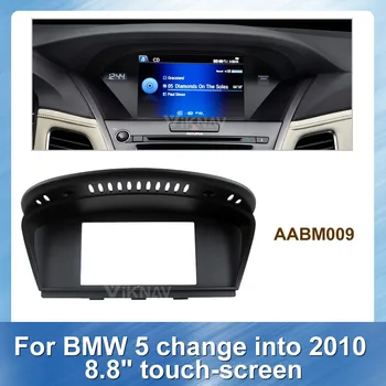 

2 din Radio Fascia for BMW 5 change into Stereo Audio Panel Mount Installation Dash Kit Frame Adapter Radio Stereo DVD
