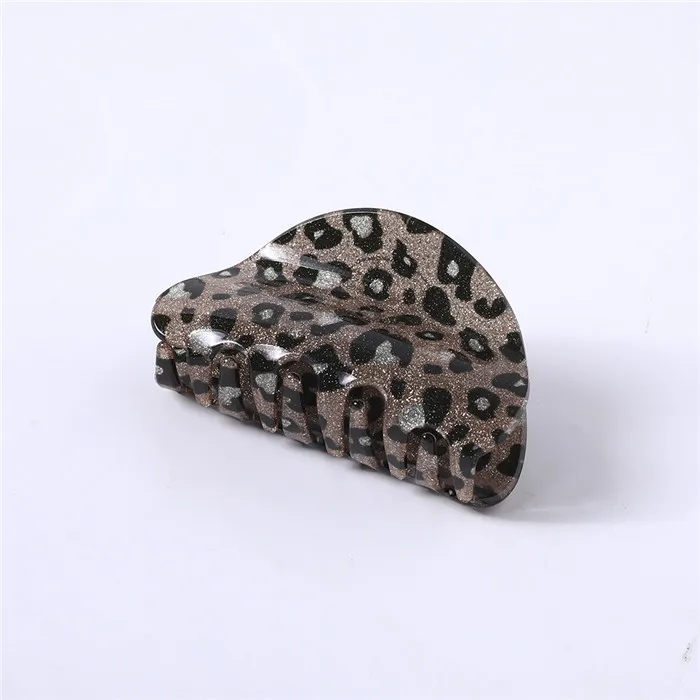 8cmLeopard-LitCoffee Модные женские заколки в клетку с животным принтом, заколки для волос для девушек, заколки для волос, женские аксессуары для волос - Цвет: 8cmLeopard-LitCoffee