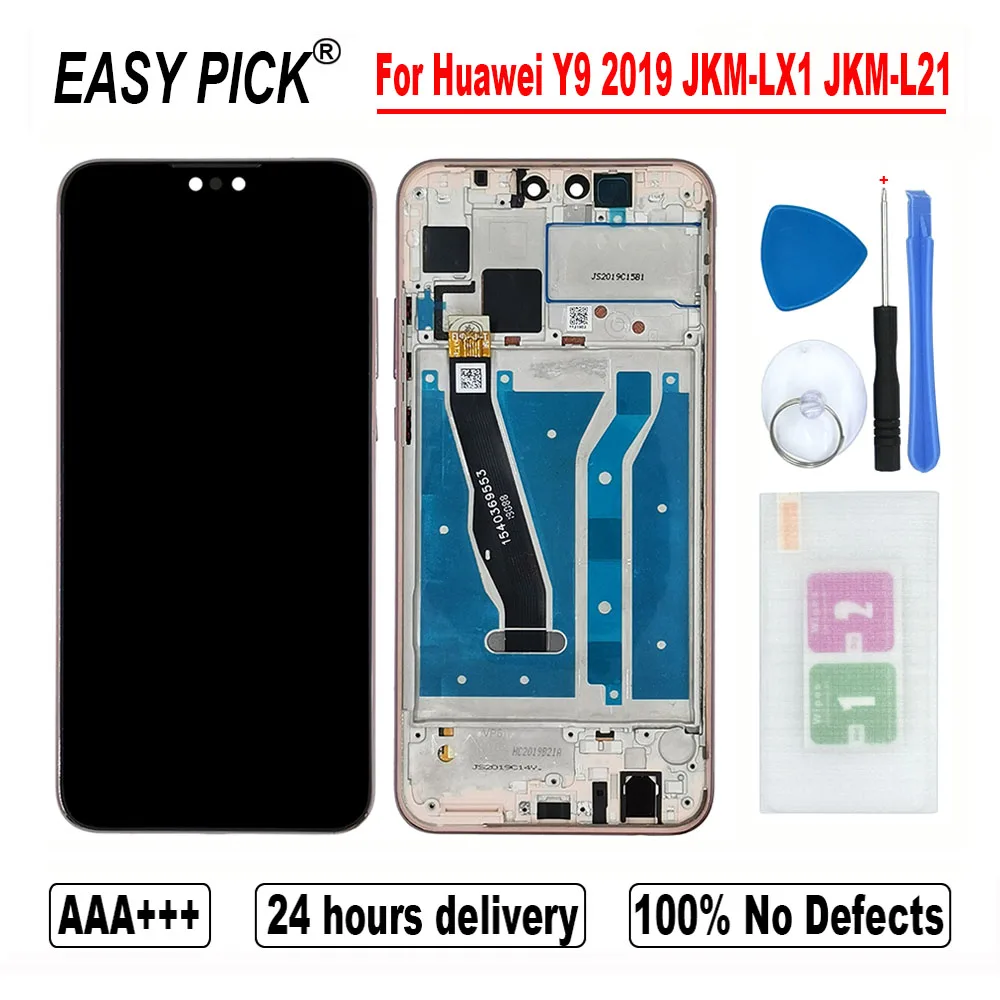 Для Huawei Y9 2019 JKM-LX1 JKM-LX2 LX3 ЖК-дисплей сенсорный экран дигитайзер для сборки с