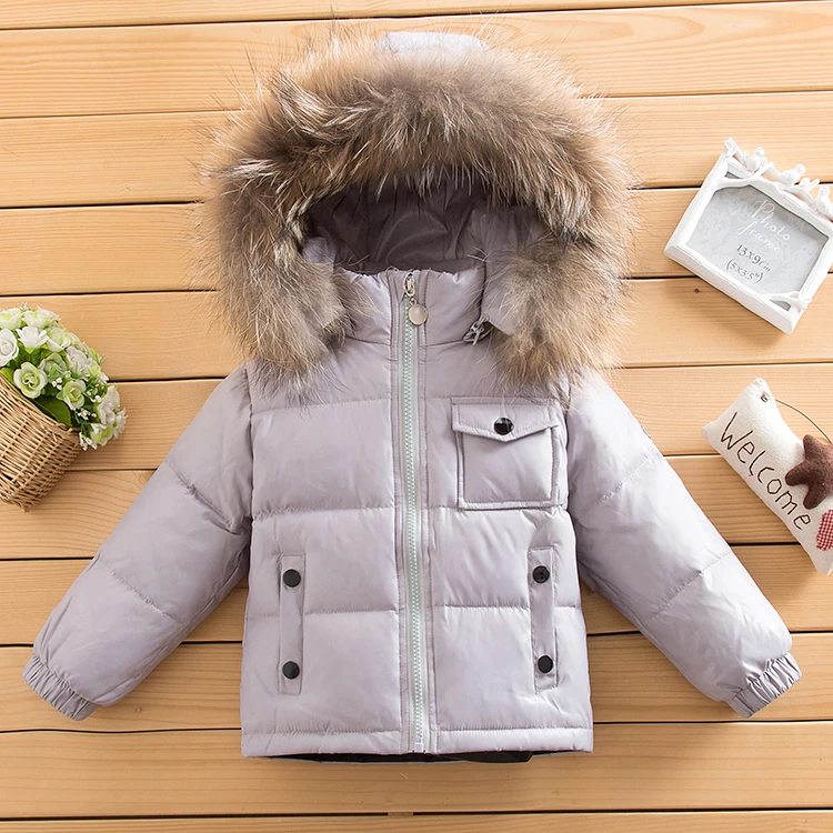 

ULKNN -30 Degrees Winter Down Jacket For Boys Warm Thicken Girls Parka 1-8 Years Kids Baby Snowsuit Children Outerwear Coat