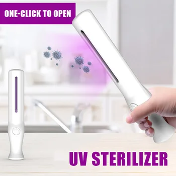 

Hot Handheld UV Sterilizer Lamp Portable Travel Home Disinfection Stick for Phones Clothes Bedding XJS789