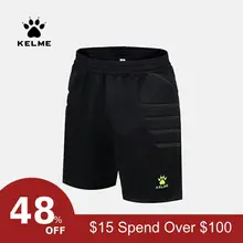 KELME мужские Вратарские шорты Survete Мужские t Футбол тренировочные мужские спортивные шорты протектор тренировочные брюки K15Z408