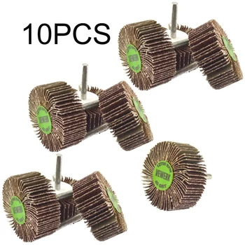 

10pcs 60mm 40 Grit Abrasive Grinding Polishing Sanding Disc Wheel Flap Tool Set