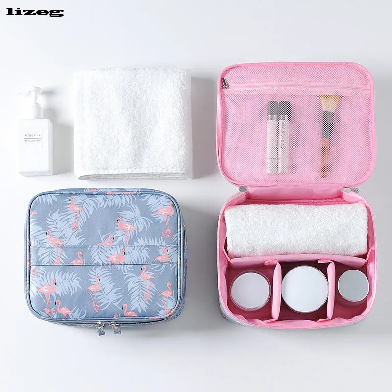

Travel Cosmetic Bag Fashion Print Storage Box Traveling Portable Portabl Makeup Bage Waterproof Washing Bag Organizer