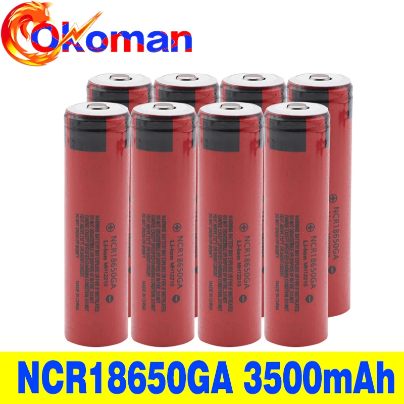 GA18650 3,7 v 3500 mah 18650 литиевая аккумуляторная батарея фонарик батареи