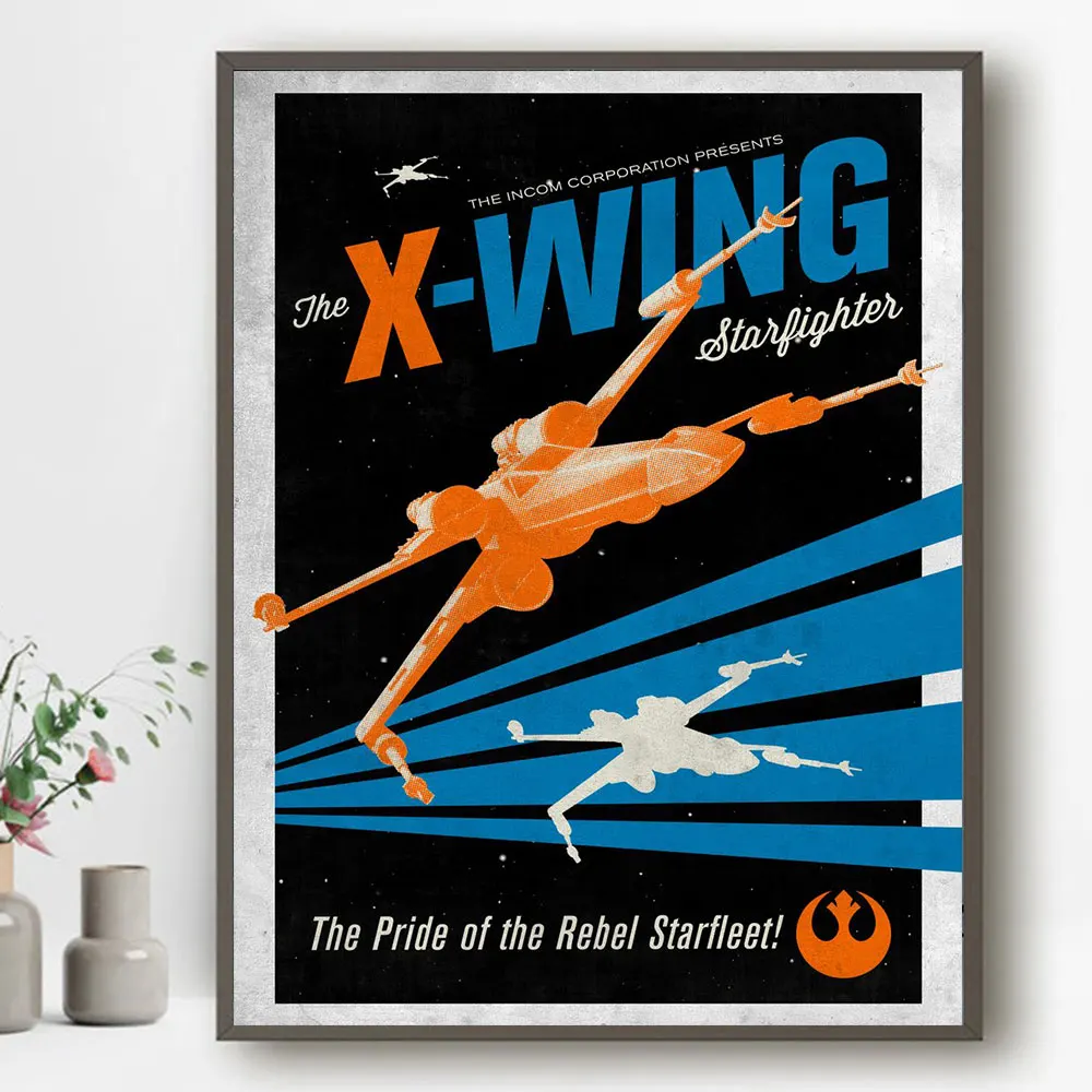 The Pride of the Rebel Starfleet Poster HD Print on Canvas Painting Wall Star Wars Picture For Living Room Decoration Frameless | Дом и сад
