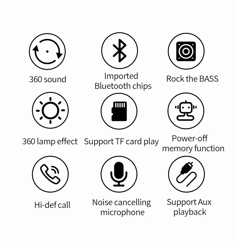 A68 Bluetooth динамик высокой громкости сабвуфер звук портативный 3D объемный домашний открытый беспроводной красочный светильник высокое качество звука