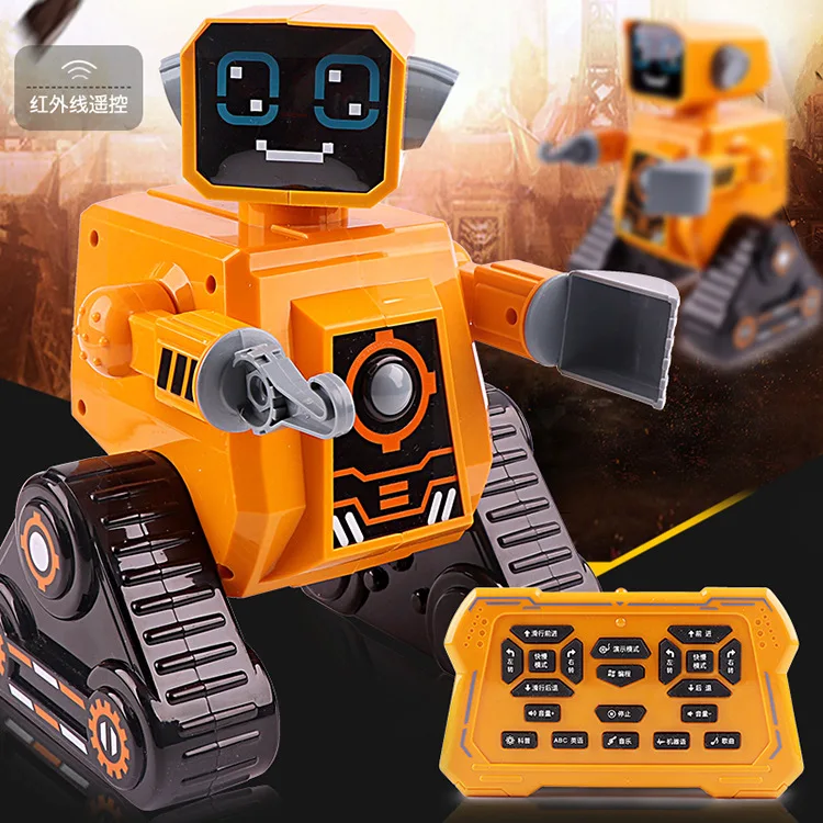 

Micro Smart Multi-functional Engineering Robot Electric Remote Control Music Story Machine Children Early Childhood Educational