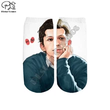 PLstar Cosmos Marvel, том холлан, носки с 3D принтом для женщин/мужчин/мальчиков/девочек, носки с героями мультфильмов, забавные короткие носки на лето/осень, стиль-2