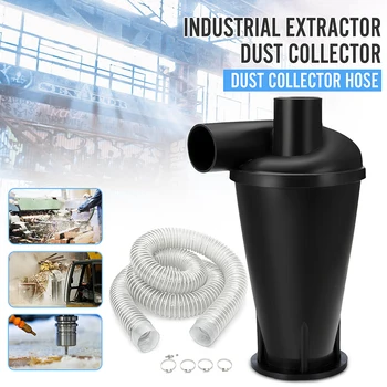 

Industrial Extractor Dust Collector Cyclone SN50T3 Woodworking Vacuum Cleaner Filter Dust Separation Catcher Turbo With Flange