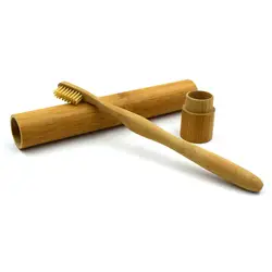 Бамбуковая зубная щетка Новинка деревянная зубная щетка мягкая щетина бамбуковое волокно деревянная ручка бамбуковая трубка Набор масок