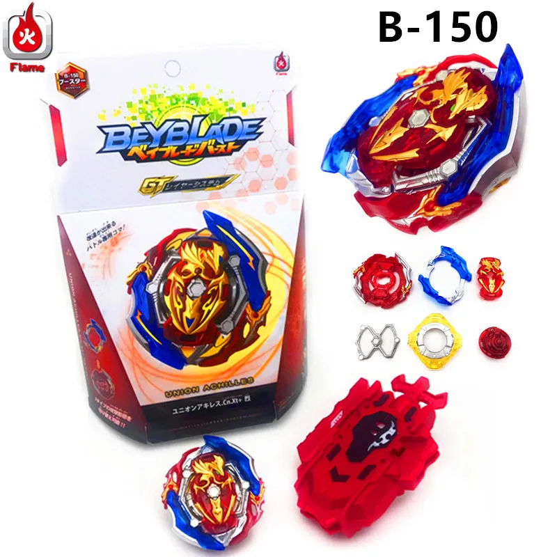 TAKARA TOMY Bayblade Burst GT B 150 Booster Union Achilles пусковая установка металлический Спиннинг Топ