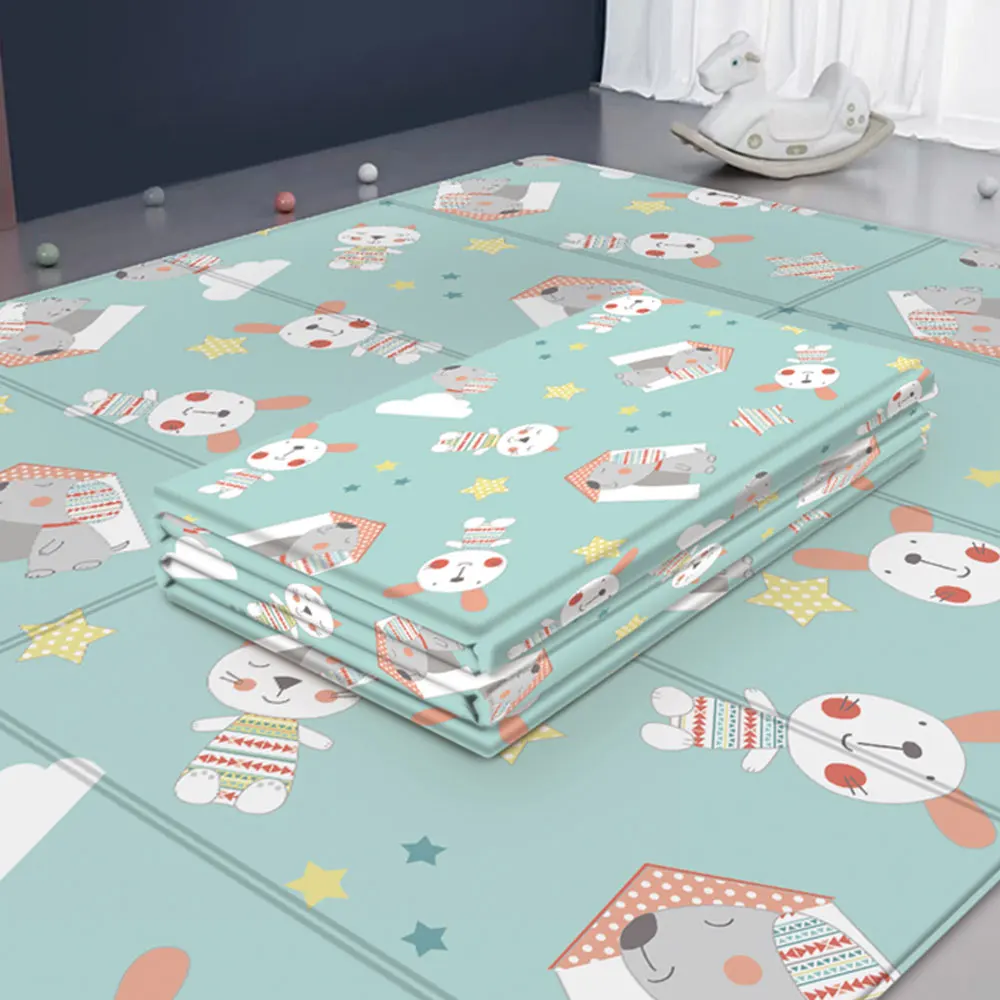 Детский Блестящий игровой коврик Xpe Puzzle, детский утолщенный коврик для детской комнаты, коврик для ползания, складной коврик, Детский ковер