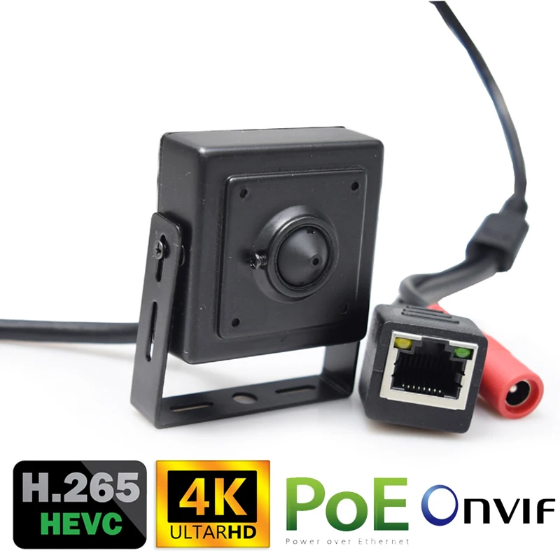 Poe 4K 1080P 3Mp 4Mp 5Mp 8Mp P2P Sicurezza Mini Telecamera Ip Per Interni Cctv Mini Telecamera Sorveglianza Domestica Telecamera Ip Industria Nascosta