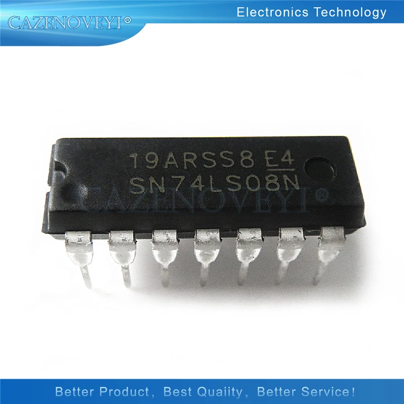 100pcs/lot SN74LS08N HD74LS08P 74LS08 DIP-14 In Stock | Электронные компоненты и принадлежности