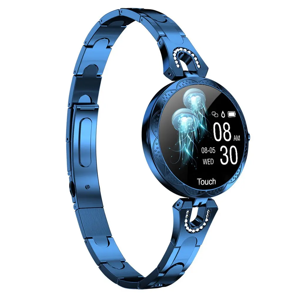 AK15 Female Smart Bracelet Heart Rate Sleep Monitoring Bracelet Physiological Cycle Intelligent Reminder Bracelet HOT